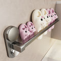 No punching bathroom slipper rack bathroom door rear wall hanging slipper drain rack storage rack bathroom storage rack