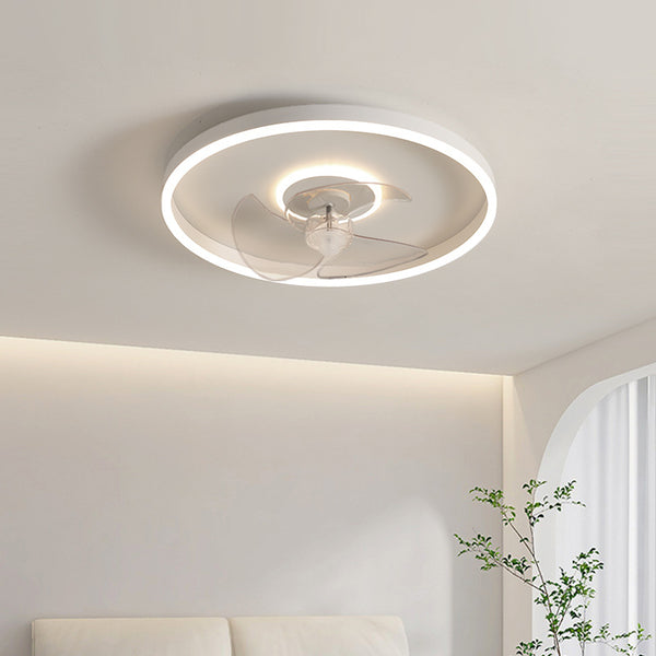 [Wow] Fan light bedroom modern simple electric fan light intelligent integrated restaurant ceiling fan children's room ceiling light