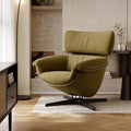 Italian normcore fabric rotate armchair accessible luxury casual living room balcony lazy plaid reclining single sofa chair