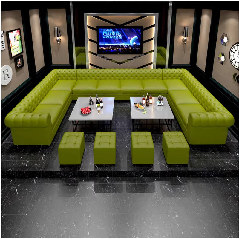 High-end KTV sofa party room bar sofa booth dance hall club box family ktv coffee table
