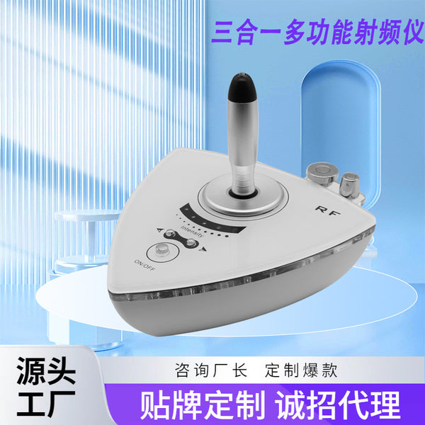 Wow, custom 3ni1RF radio frequency beauty instrument, face lift, firming and skin rejuvenation introducer, special instrument for beauty salons
