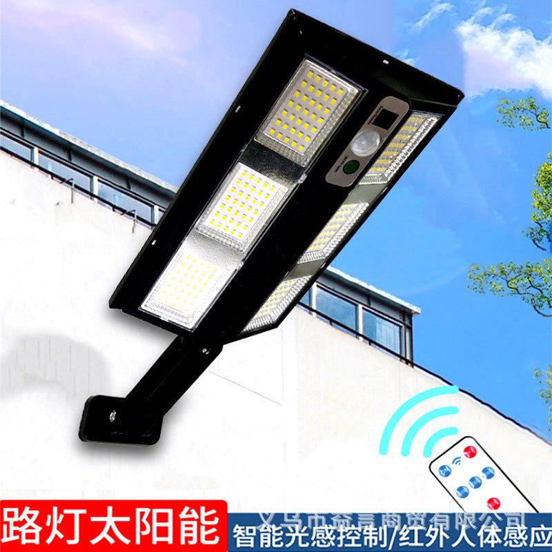 Cross-border solar outdoor garden light outdoor decorative wall light waterproof courtyard wall ambient lighting human body induction street light