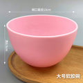 Beauty salon tpr silicone-like mask bowl applicator mixing stick body mask beauty tool large mask stick soft plastic