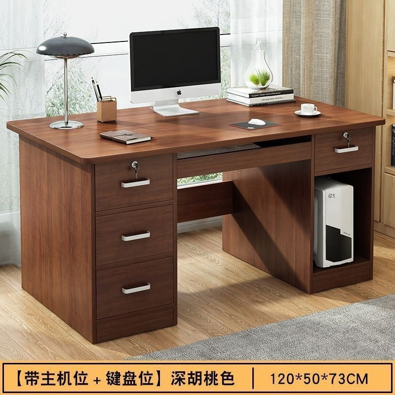 Computer desk desktop home desk bookcase all-in-one office desk minimalist modern bedroom writing desk student study table