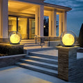 Outdoor waterproof moon bubble globe lights - landscape lawn solar garden decorative atmosphere lighting
