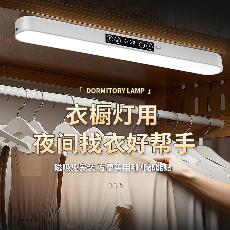 Desk lamp dormitory bed lamp chandelier upper bunk hanging bed curtain lamp with hook student study magnetic suction cool lamp night light