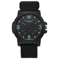 Trending fashion digital men's watch canvas strap quartz wristwatch - wholesale direct from manufacturer