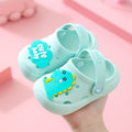 Kids slippers summer boys indoor non-slipfor home cartoon baby girl soft bottom toddler baotou sandals crocs shoes