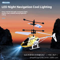 Remote control toy airplane 3.5 channel alloy rc helicopter, durable and crash-resistant with lights - cross-border wholesale