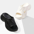 2024 summer fashion height increasing sandals women's outdoor new thick sole non-slip ins trendy beach flip flops sandals