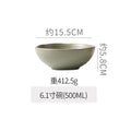 Vintage chic ceramic dinnerware - restaurant & hotel grade, unique ribbed design, steak & western cuisine plates, high-style deep dishes for home use
