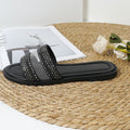 2025 new export flat sandals - european and american open-toe slides - women's outdoor beach sandals wholesale