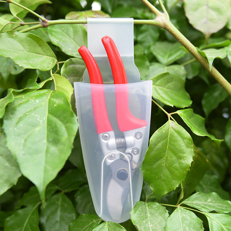 Garden scissors pruning shears neutral waist box portable hanging box transparent plastic 8inch storage box