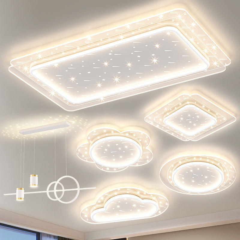 Lighting Whole House Package Combination 2025 Popular Living Room Lights Light Luxury Headlights Atmospheric Tmall Smart Home Lights