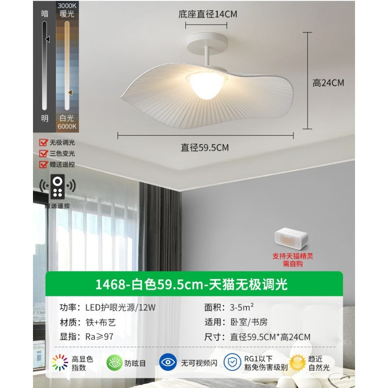 Aisle Corridor Light Cream Wind Ceiling Light Modern Simple Bedroom Room Light Log Entrance Balcony Lighting E