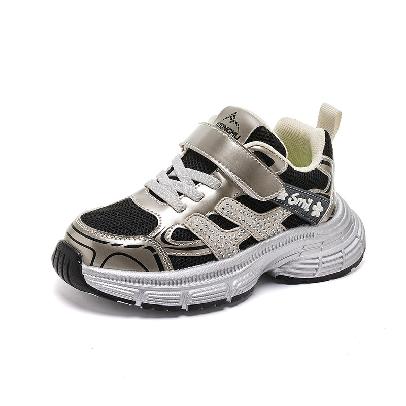 2025 autumn new sports shoes boys breathable running shoes girls fashion versatile casual sports shoes children's shoes