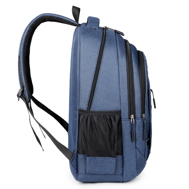 New reflective strip backpack can hold computer laptop bag men's commuter backpack large capacity schoolbag