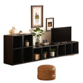 Bookshelf floor-standing locker all-in-one wall-mounted kids bookcase living room reading simple storage combination plaid cabinet bookshelf