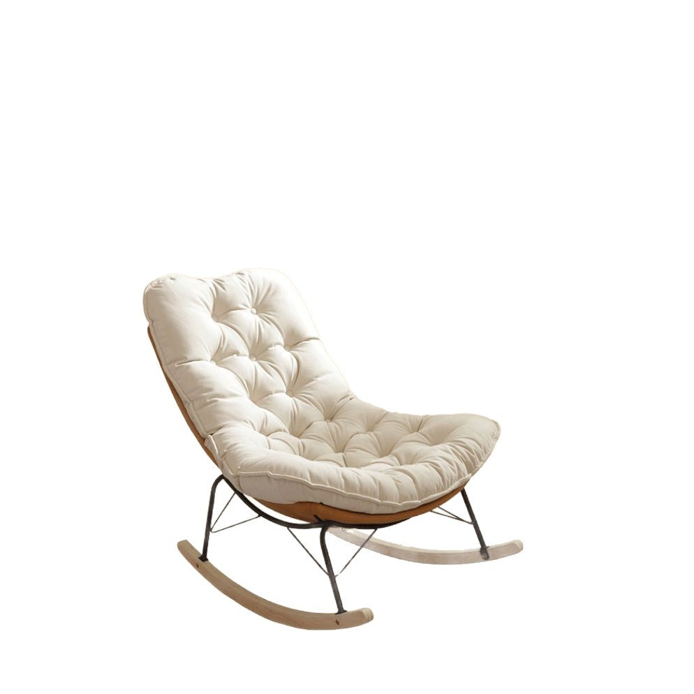 Honeycomb rocking chair scandinavian rocking chair recliner accessible luxury lazy chair for home adult single sofa chair balcony casual chair
