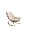 Honeycomb rocking chair scandinavian rocking chair recliner accessible luxury lazy chair for home adult single sofa chair balcony casual chair