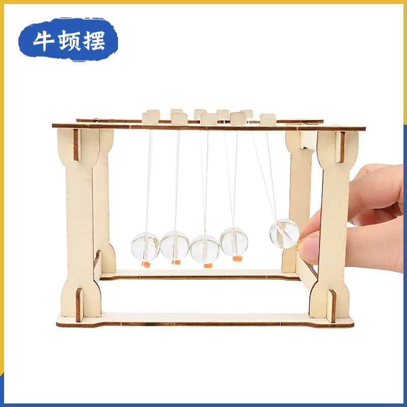 Newton pendulum physics science experiment children's palace science and technology small production school institution teaching aid set material package recommendation