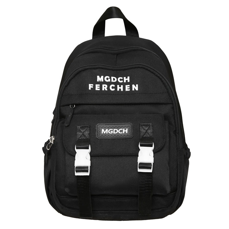 New Small Mini Backpack Nylon Student School Bag Large Capacity Lightweight Girls Simple Female College Student Backpack