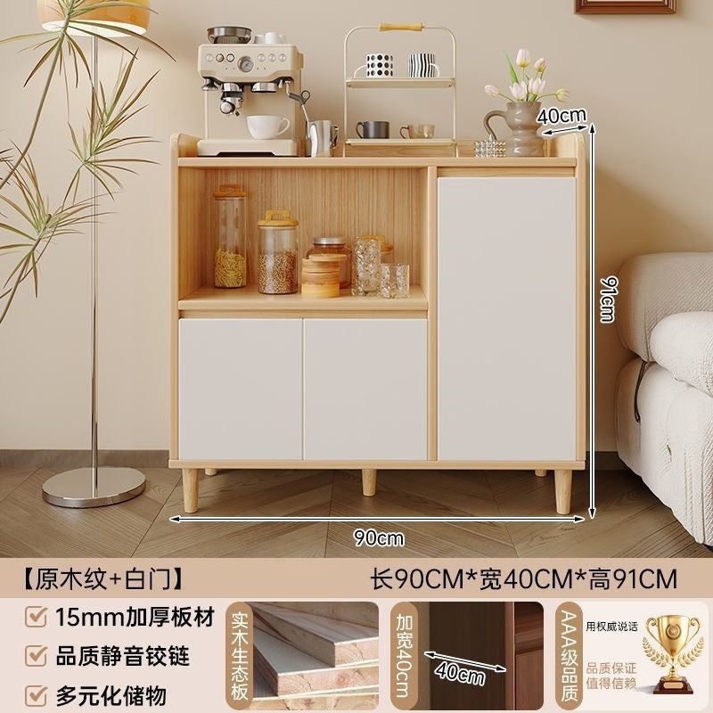 Sideboard storage cabinet, wall-mounted integrated cabinet, for home wall-mounted tea cabinet, coffee cabinet, living room locker, meal preparation cabinet