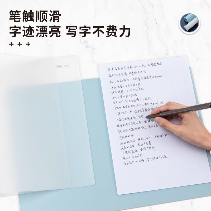 Deli 72656 writing pad, writing and drawing soft silicone board, student exam pad, children's A3 practice board