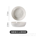 Ceramic animal flavor dish xiaodiefor homecreative sauce dish small soy sauce dish cute ketchup dish manufacturer wholesale