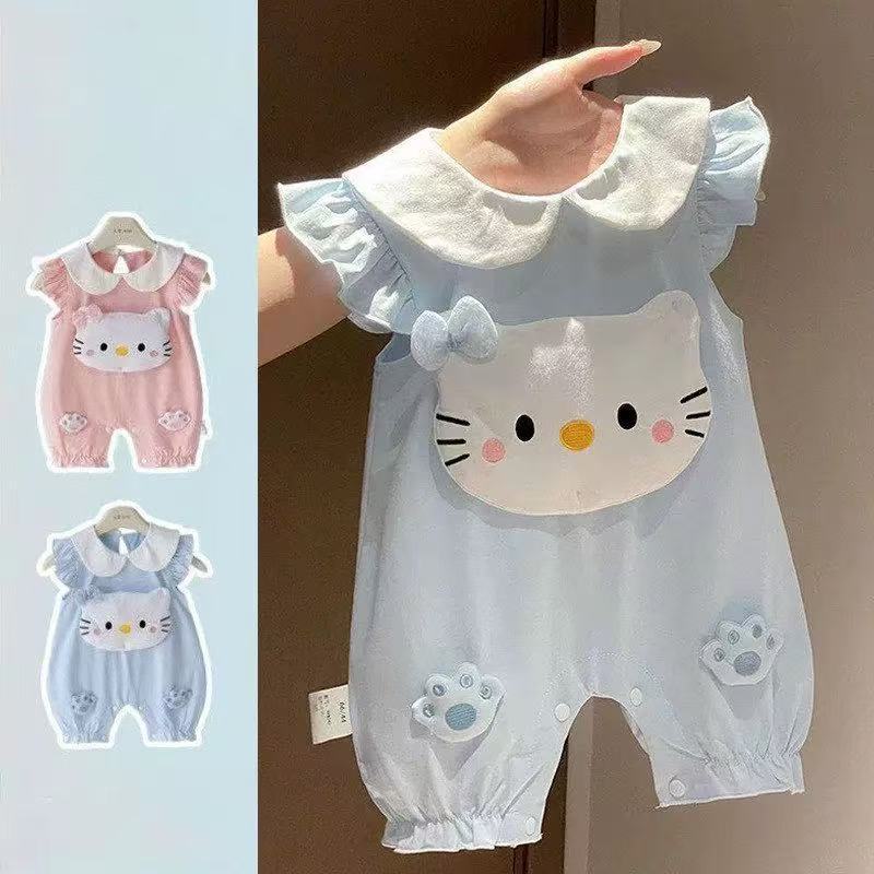 Summer new arrivals: cute cartoon baby rompers & crawling suits - korean style short-sleeve bodysuits for infants