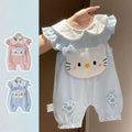 Summer new arrivals: cute cartoon baby rompers & crawling suits - korean style short-sleeve bodysuits for infants
