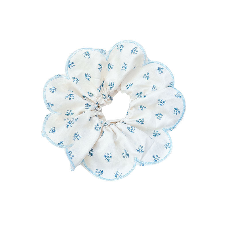 Korean style gentle small floral large intestine hair tie large artsygirl fabric ball head lazy atmosphere headband