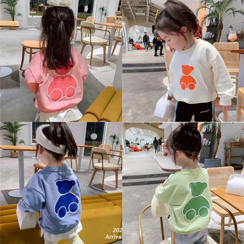 New arrival baby girl baby boy style casualtopseasiest for matchspring & fallnew arrivalkorean macaron kidssweatshirt