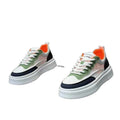 Men's spring 2025 new breathable white sneakers, athletic casual shoes, trendy men's brand, niche anti-slip wear-resistant skate shoes