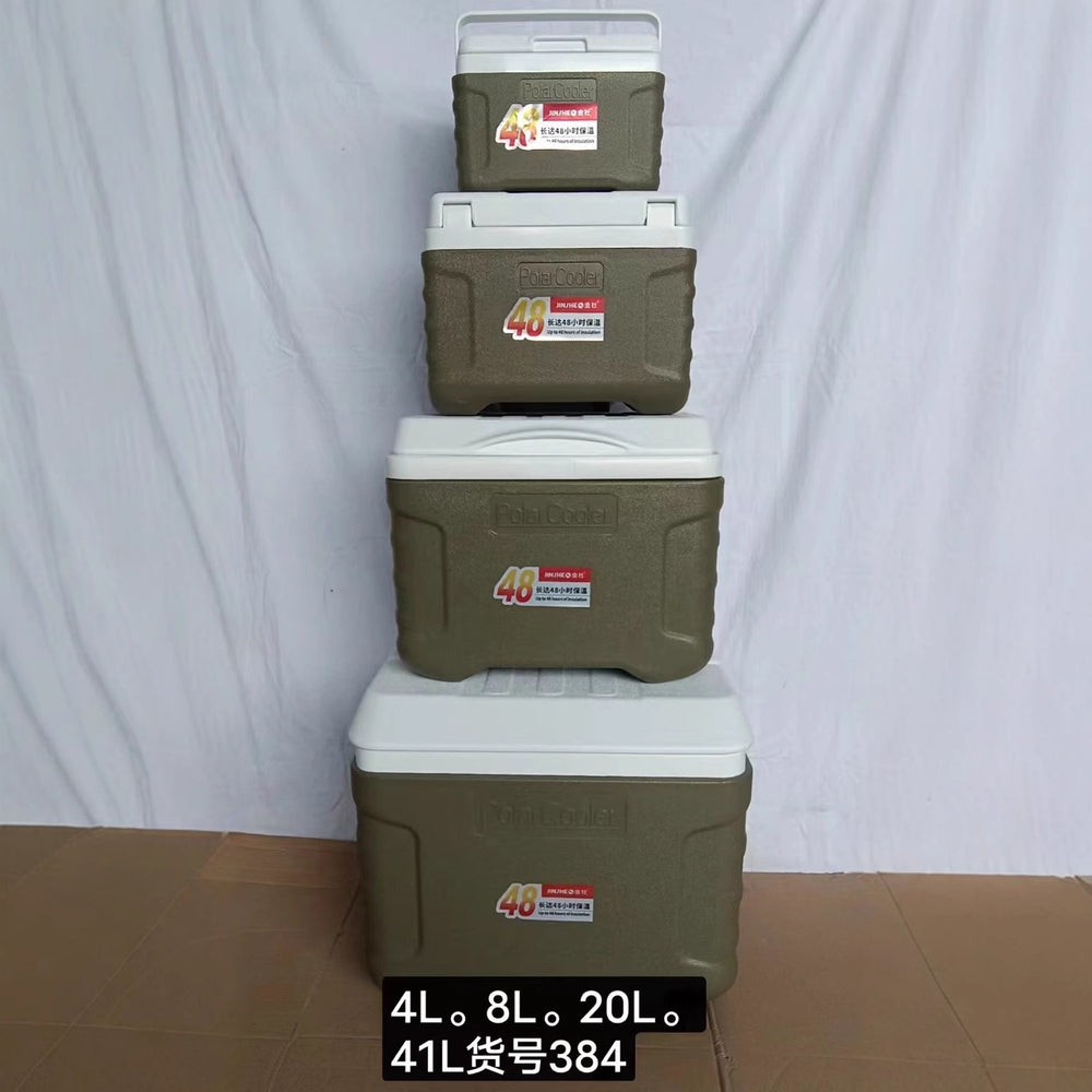 Big export-grade large capacity push-pull collapsible insulated food warmer box with insulated cutlery set