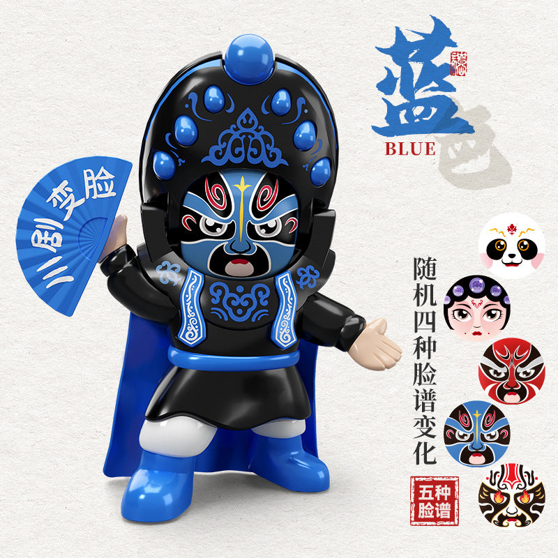 Face-changing doll, sichuan opera mask, national essence culture, chinese characteristics, kids toys, dolls, street stall wholesale, blind box, national trend