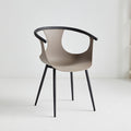 Fashion four-corner creative dining chair thickened plastic back chair milk tea shop restaurant stackable casual negotiation office chair