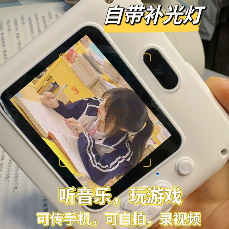 High definition dual camera cute digital camera campus student party can take pictures upload mobile phone camera one piece free shipping