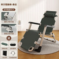 Folding recliner summer folding chair lunch break recliner accompanying folding chair office backrest for home foldable bed