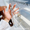 New 7mm full diamond long crossbody phone lanyard - hot selling sparkling rhinestone, premium single shoulder chain