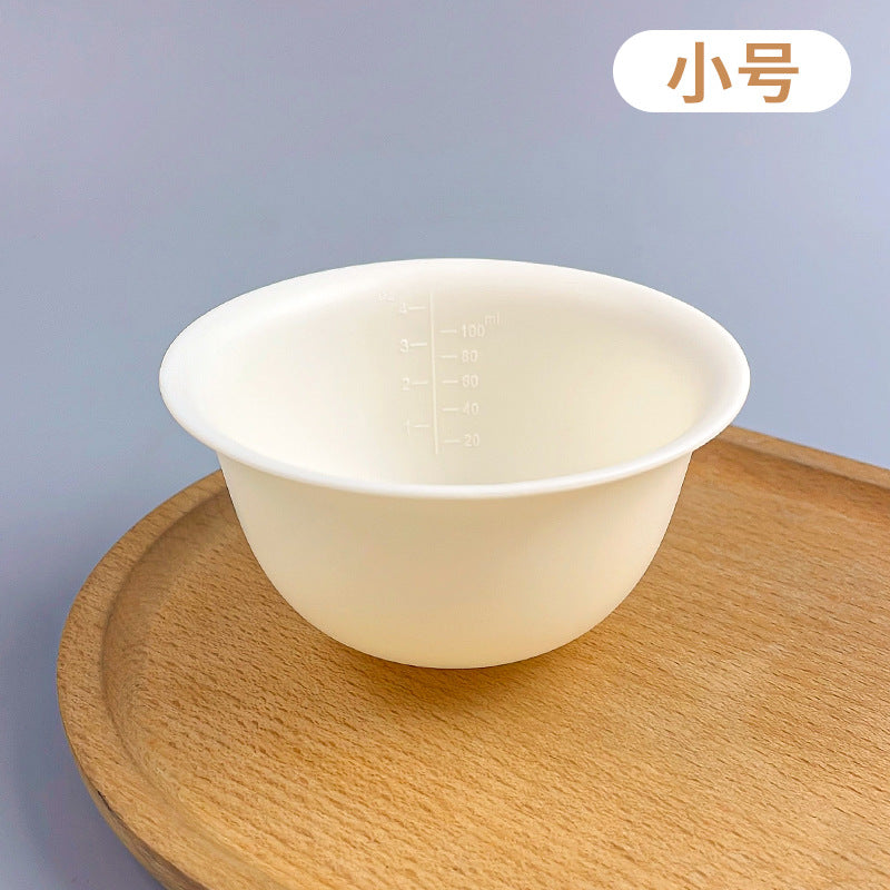 Small flat silicone mask bowl soft bowl beauty salon bowl small bowl makeup spa tool mask tool manufacturer