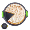 Factory new in stock 9.5inch silicone round cake mold baking pan for homediy non-stick
