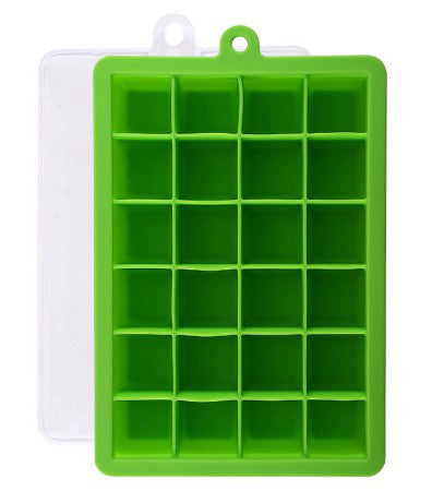 Ready-to-ship 15-cavity & 24-cavity silicone ice cube trays with lids - diy silicone ice mold for creative ice making in the freezer