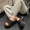 8cm thick sole slippers women popular super popular summer outwearfashioneasiest for matchins cool slippers women non-slip deodorizing filter stepping on shit feeling