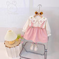 Girls' sweet dress - new autumn  collection: stylish and trendy two-piece look for little princesses