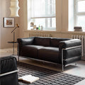 Nandi lc3 genuine leather sofa le corbusier medieval designer bauhaus living room italian minimalist single row sofa