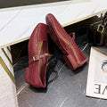 2026 fashion mary jane shoes, chanel-inspired women's retro flats, elegant low-cut shoes, versatile mary janes