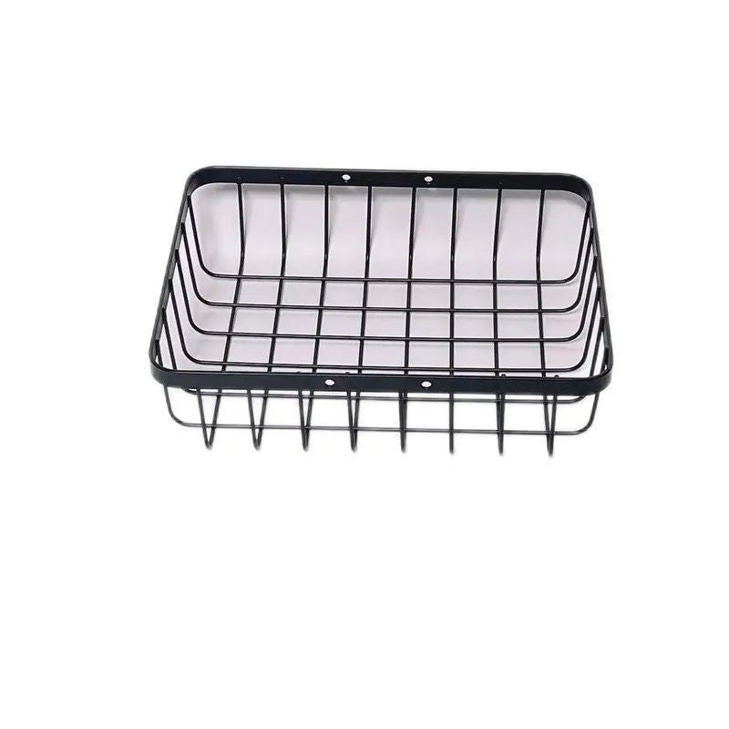 Here are a few options, depending on the specific nuance you want to convey:  **option 1 (most common & versatile):**  double-layer desktop organizer basket - home storage for snacks, fruits, and vegetables  **option 2 (more descriptive):**  two-tier desk