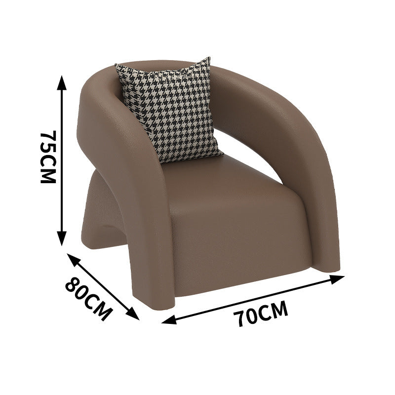 Luxury minimalist office reception & negotiation sofa set - ideal for hotels, showrooms, and sales centers - casual sofa table & chairs