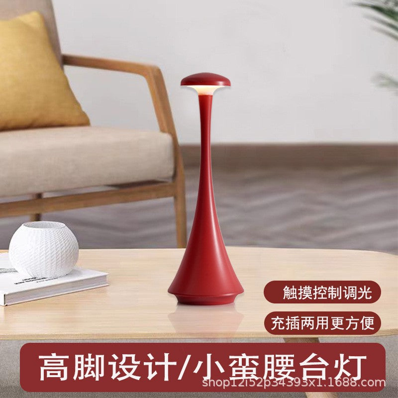 Douyin popular small waist night light bedroom bedside high-end table lamp living room decorative table lamp bedside lamp night light